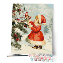 Laden Sie das Bild in den Galerie-Viewer, Süßes Weihnachtsmädchen