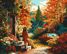 Laden Sie das Bild in den Galerie-Viewer, Malen nach Zahlen Figured'Art – Herbstlicher Abschied