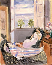 Laden Sie das Bild in den Galerie-Viewer, Malen nach Zahlen Figured'Art – Interieur mit zwei Figuren, offenes Fenster - Matisse