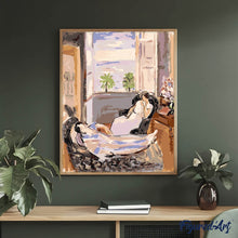 Laden Sie das Bild in den Galerie-Viewer, Interieur mit zwei Figuren, offenes Fenster - Matisse