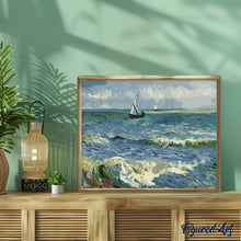 Laden Sie das Bild in den Galerie-Viewer, Seestück bei Les Saintes-Maries-de-la-Mer - Van Gogh