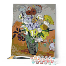 Laden Sie das Bild in den Galerie-Viewer, Stillleben mit Vase mit Rosen und Anemonen - Van Gogh
