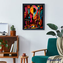 Laden Sie das Bild in den Galerie-Viewer, Kühner Abstrakter Jazz-Club