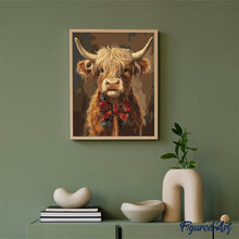 Laden Sie das Bild in den Galerie-Viewer, Highland Cow Gentleman