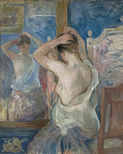 Laden Sie das Bild in den Galerie-Viewer, Malen nach Zahlen Figured'Art – Vor dem Spiegel, 1890 - Morisot