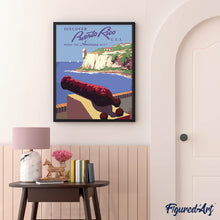 Laden Sie das Bild in den Galerie-Viewer, Puerto Rico Vintage-Poster