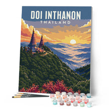 Laden Sie das Bild in den Galerie-Viewer, Reiseposter Doi Inthanon