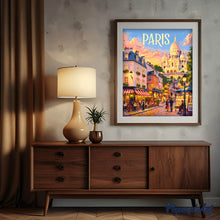 Laden Sie das Bild in den Galerie-Viewer, Reiseposter Sacré-Cœur Paris