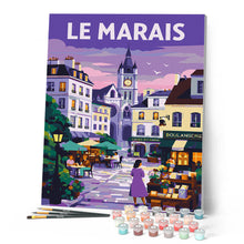 Laden Sie das Bild in den Galerie-Viewer, Reiseposter Le Marais