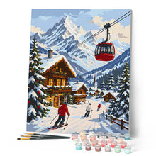 Laden Sie das Bild in den Galerie-Viewer, Winterurlaub in den Alpen