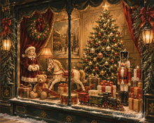 Laden Sie das Bild in den Galerie-Viewer, Malen nach Zahlen Figured'Art – Weihnachtliches Schaufenster