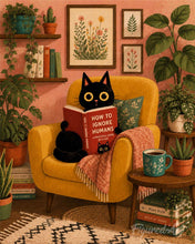Laden Sie das Bild in den Galerie-Viewer, Malen nach Zahlen Figured'Art – Katzenphilosophie