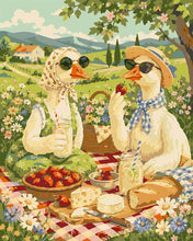 Laden Sie das Bild in den Galerie-Viewer, Malen nach Zahlen Figured'Art – Picknick der Enten