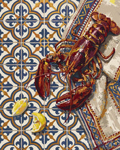 Laden Sie das Bild in den Galerie-Viewer, Malen nach Zahlen Figured'Art – Hummer und Azulejos