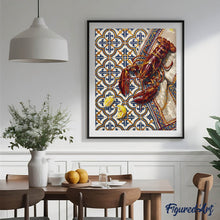 Laden Sie das Bild in den Galerie-Viewer, Hummer und Azulejos