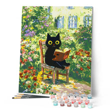 Laden Sie das Bild in den Galerie-Viewer, Leser im Monet-Garten