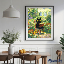 Laden Sie das Bild in den Galerie-Viewer, Leser im Monet-Garten