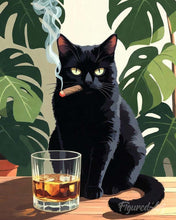 Laden Sie das Bild in den Galerie-Viewer, Malen nach Zahlen Figured'Art – Schnurrhaare und Whiskey