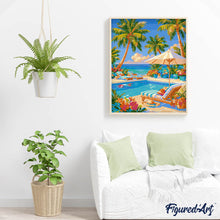 Laden Sie das Bild in den Galerie-Viewer, Palmenpool