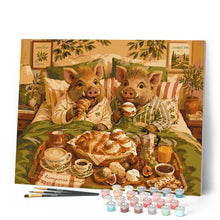 Laden Sie das Bild in den Galerie-Viewer, Wildschweine und Frühstück