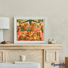 Laden Sie das Bild in den Galerie-Viewer, Tiger und Frühstück