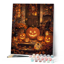 Laden Sie das Bild in den Galerie-Viewer, Jack o Lantern auf der Veranda