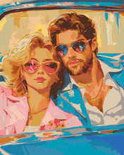 Laden Sie das Bild in den Galerie-Viewer, Malen nach Zahlen Figured'Art – Vintage-Roadtrip-Liebe