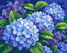 Laden Sie das Bild in den Galerie-Viewer, Malen nach Zahlen Figured'Art – Blaue Hortensie
