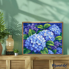 Laden Sie das Bild in den Galerie-Viewer, Blaue Hortensie