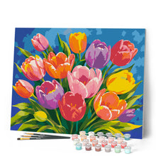 Laden Sie das Bild in den Galerie-Viewer, Bunter Tulpenstrauß