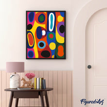 Laden Sie das Bild in den Galerie-Viewer, Tribal Geometrische Abstraktion
