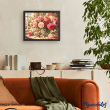 Laden Sie das Bild in den Galerie-Viewer, Vintage Rosenstrauß
