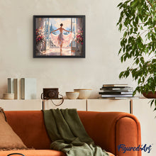 Laden Sie das Bild in den Galerie-Viewer, Tanzende Ballerina Silhouette