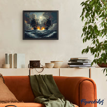 Laden Sie das Bild in den Galerie-Viewer, Seeschlacht