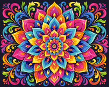 Laden Sie das Bild in den Galerie-Viewer, Malen nach Zahlen Figured'Art – Regenbogen Mandala