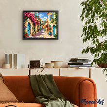Laden Sie das Bild in den Galerie-Viewer, Blühendes Mittelmeerdorf