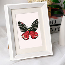 Laden Sie das Bild in den Galerie-Viewer, Mini Diamond Painting 15x20 cm (4 Stück) - Lebendige Flügel: Ein Schmetterlingsquartett