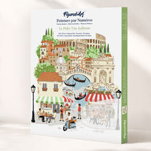 Laden Sie das Bild in den Galerie-Viewer, Geschenkset Malen nach Zahlen - Dolce Vita in Italien Figured'Art