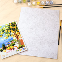Laden Sie das Bild in den Galerie-Viewer, Geschenkset Malen nach Zahlen - Sommerliche Zitrone