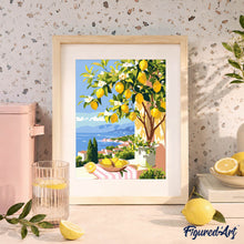 Laden Sie das Bild in den Galerie-Viewer, Geschenkset Malen nach Zahlen - Sommerliche Zitrone