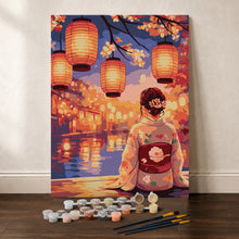 Laden Sie das Bild in den Galerie-Viewer, Geschenkset Malen nach Zahlen - Laternenfest