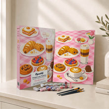 Laden Sie das Bild in den Galerie-Viewer, Geschenkset Malen nach Zahlen - Süßes Frühstück