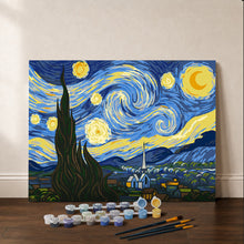 Laden Sie das Bild in den Galerie-Viewer, Geschenkset Malen nach Zahlen - Sternennacht
Vincent van Gogh