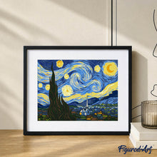 Laden Sie das Bild in den Galerie-Viewer, Geschenkset Malen nach Zahlen - Sternennacht
Vincent van Gogh