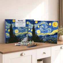 Laden Sie das Bild in den Galerie-Viewer, Geschenkset Malen nach Zahlen - Sternennacht
Vincent van Gogh