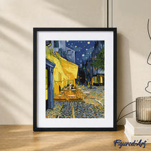 Laden Sie das Bild in den Galerie-Viewer, Geschenkset Malen nach Zahlen - Caféterrasse am Abend
Vincent van Gogh