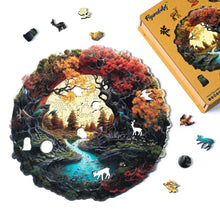 Laden Sie das Bild in den Galerie-Viewer, Holzpuzzle Erwachsene - Herbstfluss