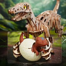 Laden Sie das Bild in den Galerie-Viewer, 3D Puzzle - Velociraptor