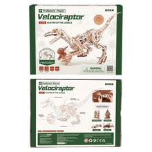 Laden Sie das Bild in den Galerie-Viewer, 3D Puzzle - Velociraptor