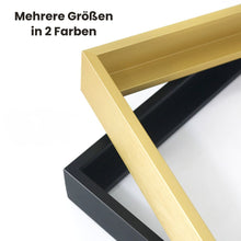 Laden Sie das Bild in den Galerie-Viewer, Keilrahmen aus Aluminium 40×50 cm - Schwarz